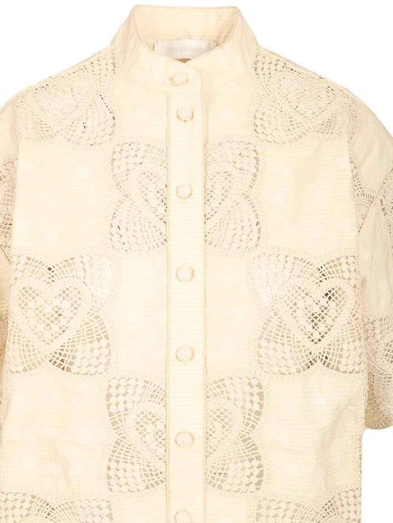 26SS 짐머만 셔츠 5894TRS262CRMIV Beige - ZIMMERMANN