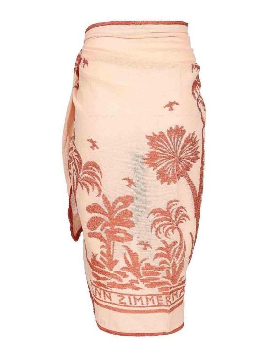 26SS 짐머만 미디 스커트 6052XC26A2BLRU Pink - ZIMMERMANN