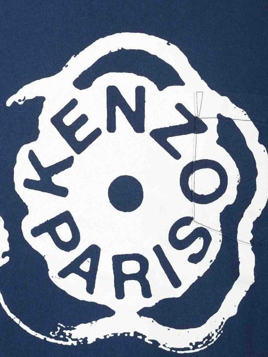 26SS 겐조 Boke Flower 2.0 티셔츠 FG55TS2044SK75 Blue - KENZO