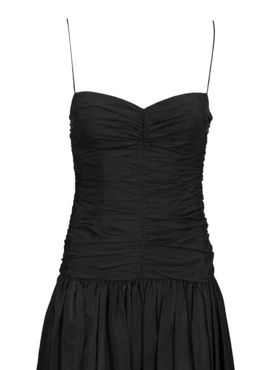 26SS 마토 롱 원피스 GDWDRPLBLK Black - MATTEAU