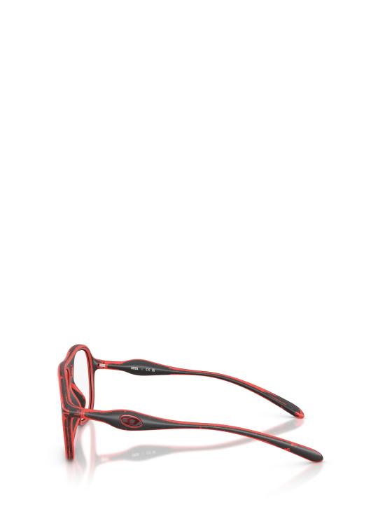 26FW 디젤 안경 DL6008U 2009 BLACK BARRELLING RED - DIESEL