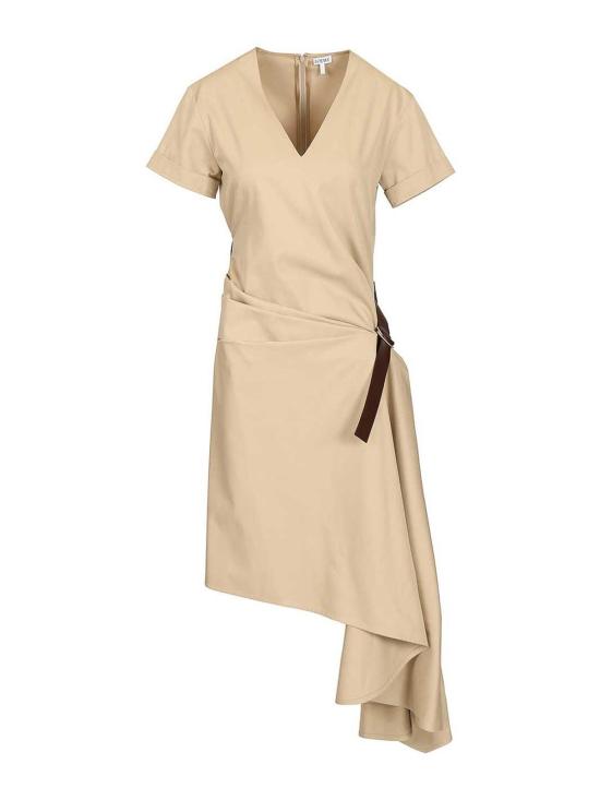 26SS 로에베 미디 스커트 S359Y09XKE2140 Beige