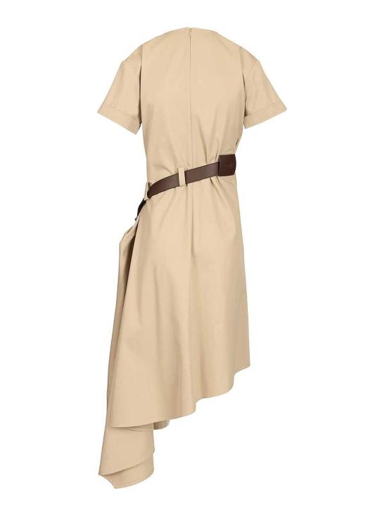 26SS 로에베 미디 스커트 S359Y09XKE2140 Beige - LOEWE