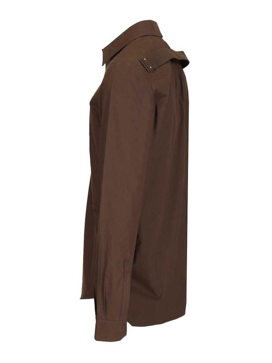 26SS 릭 오웬스 긴팔 셔츠 RU01F2237P78 Brown - RICK OWENS