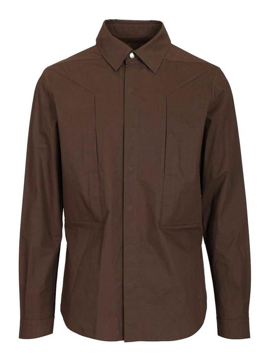 26SS 릭 오웬스 긴팔 셔츠 RU01F2237P78 Brown