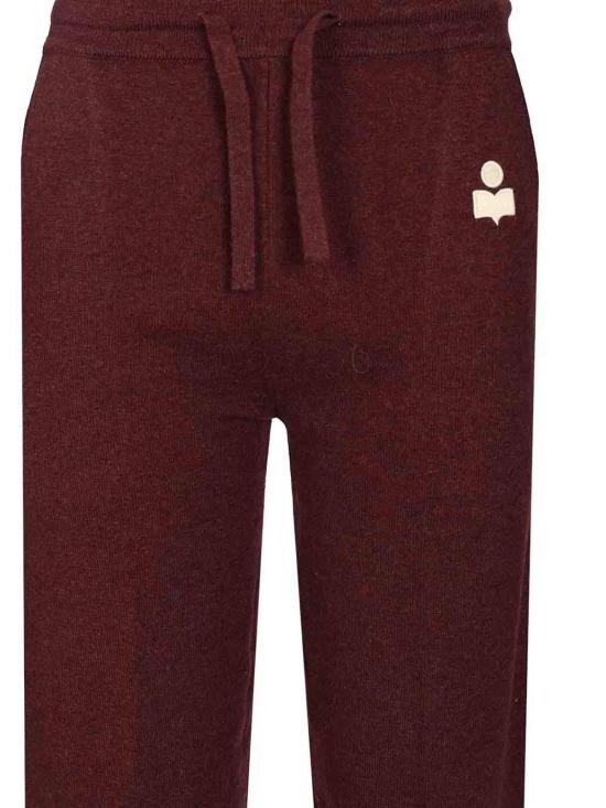  이자벨마랑에뚜왈 트레이닝/조거 팬츠 23APA0105FAA3L75E80BY Dark Red - ISABEL MARANT ETOILE