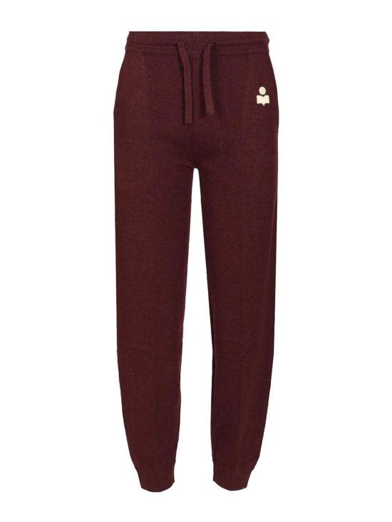  이자벨마랑에뚜왈 트레이닝/조거 팬츠 23APA0105FAA3L75E80BY Dark Red
