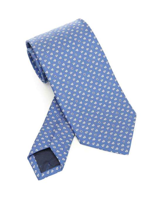26SS 살바토레 페라가모 넥타이 351323000000000 Light Blue
