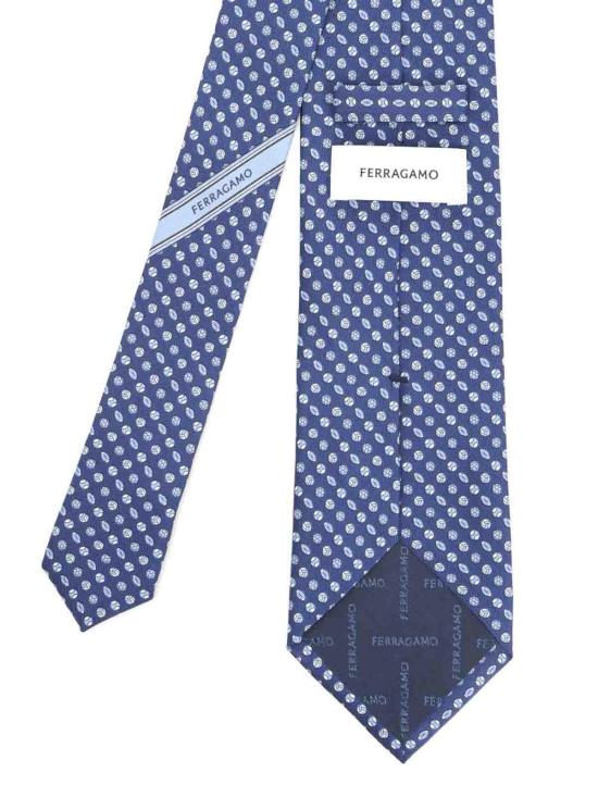 26SS 살바토레 페라가모 넥타이 351311000000000 Blue - SALVATORE FERRAGAMO