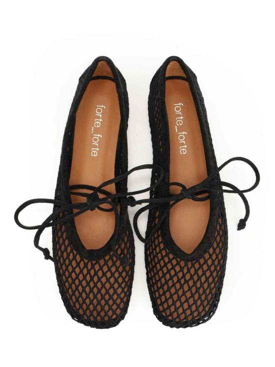 26SS 포르테포르테 플랫 슈즈 14722F49A8006 Black - FORTE FORTE