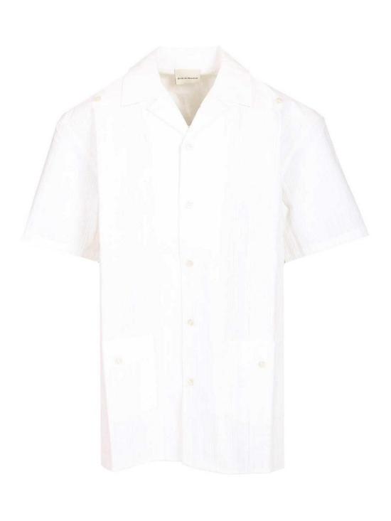 26SS 드롤드무슈 반팔 셔츠 KSH258CO286WT White