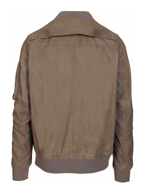 26SS 릭 오웬스 가죽 자켓 RU01F2778LBF34 Beige - RICK OWENS