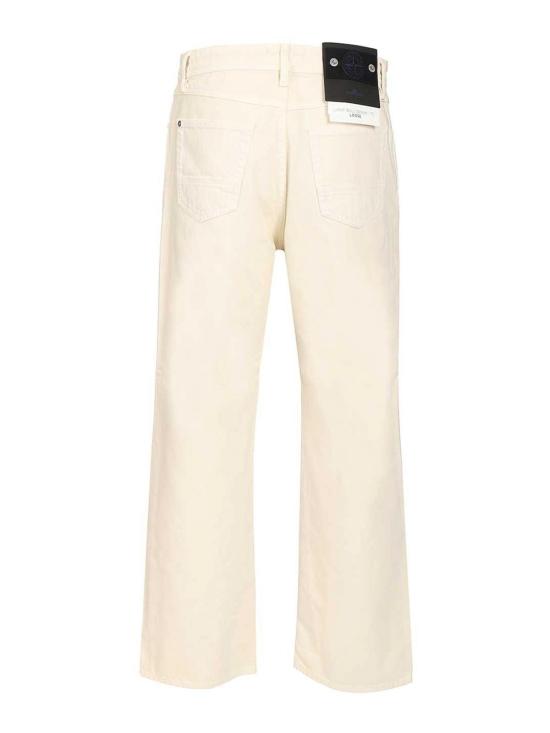 26SS 스톤 아일랜드 스트레이트 팬츠 J100006S0J24V0093 White - STONE ISLAND
