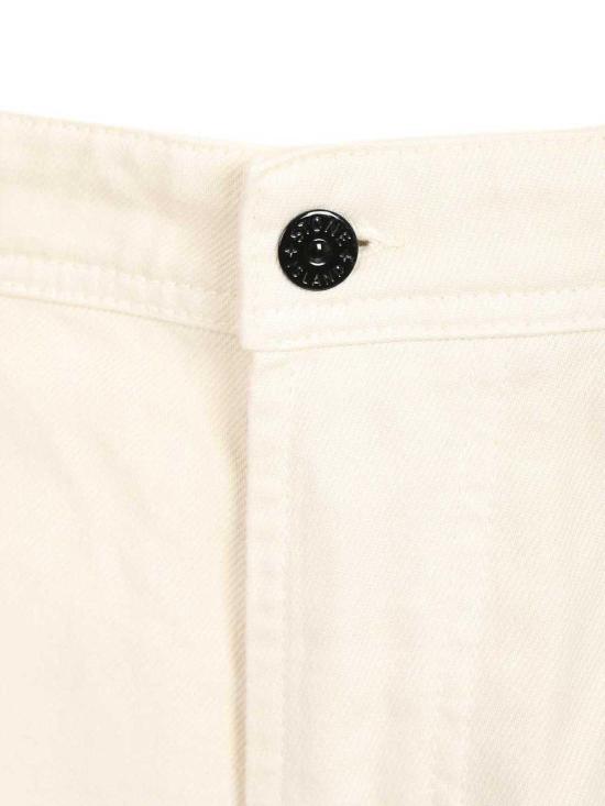 26SS 스톤 아일랜드 스트레이트 팬츠 J100006S0J24V0093 White - STONE ISLAND