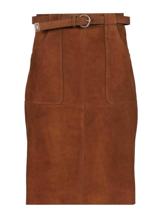 26SS 막스마라 스튜디오 미디 스커트 26164010116 Brown