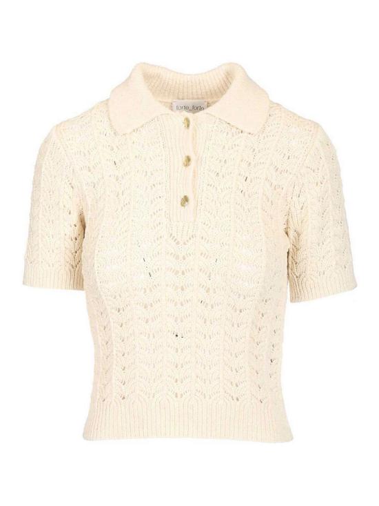 26SS 포르테포르테 폴로 티셔츠 14664F49A0018 White