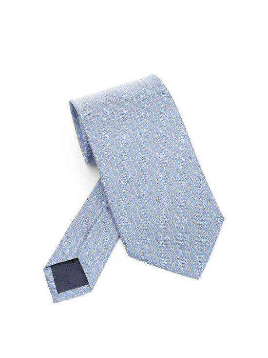 26SS 살바토레 페라가모 넥타이 351330000000000 Light Blue