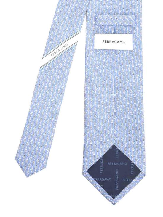 26SS 살바토레 페라가모 넥타이 351330000000000 Light Blue - SALVATORE FERRAGAMO