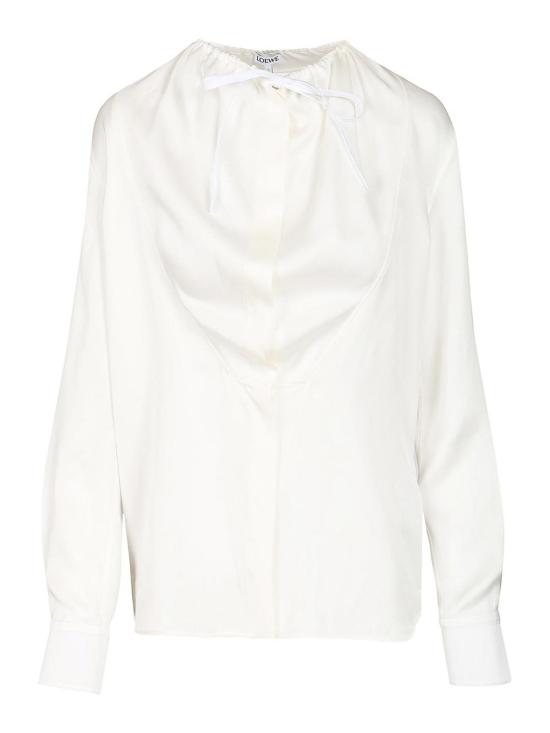 26SS 로에베 블라우스 S359Y05XFH2100 White