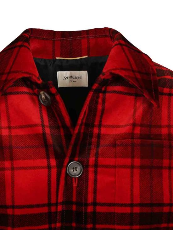 25FW 생로랑 자켓 840634Y4J566704 Red - SAINT LAURENT
