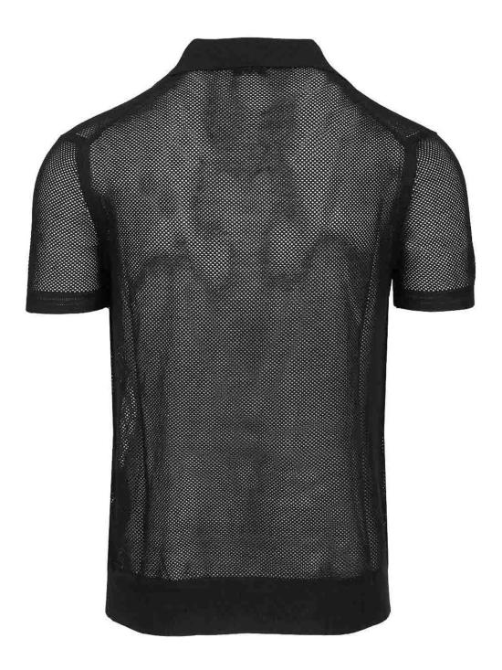 26SS 톰포드 폴로 티셔츠 KPS040YMC046NAA Black - TOMFORD