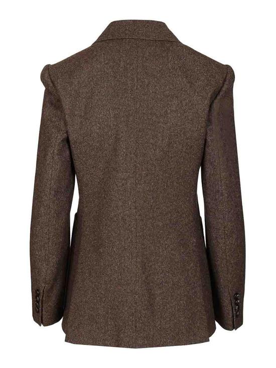 25FW 막스마라 아리차 싱글 브레스티드 테일러드 블레이저 252105000000000 Brown - MAX MARA