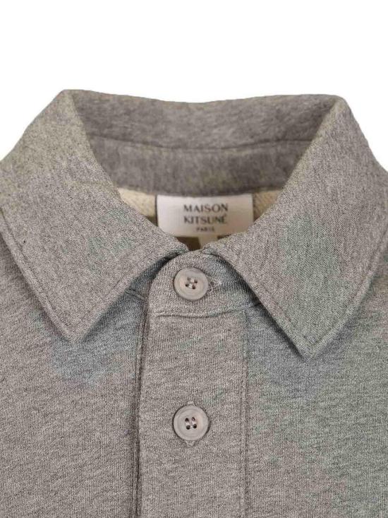 26SS 메종키츠네 폴로 티셔츠 QM00304KM0340H131 Grey - MAISON KITSUNE