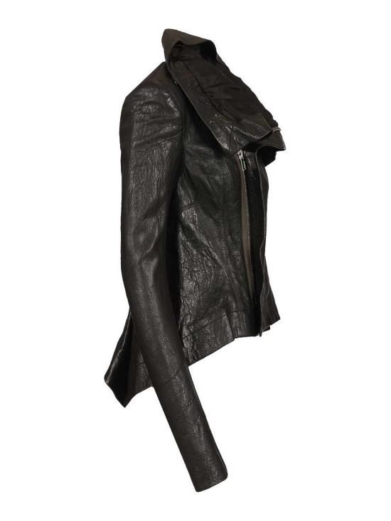 26SS 릭 오웬스 가죽 자켓 RP01F6743LBE09 Black - RICK OWENS