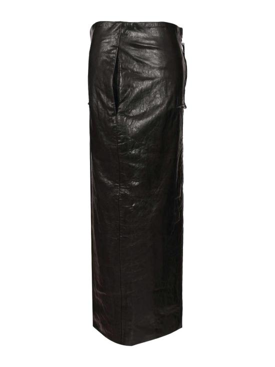 26SS 릭 오웬스 롱 스커트 RP01F6385LBE09 Black - RICK OWENS