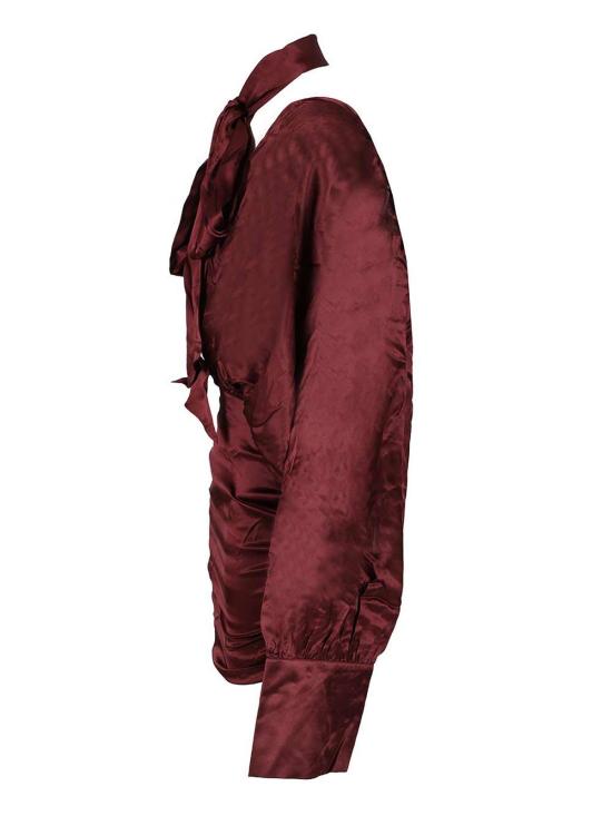 25FW 로테이트 바이 크리스텐슨 미디 스커트 11465300000000 Dark Red - ROTATE BY BIRGERCHRISTENSEN