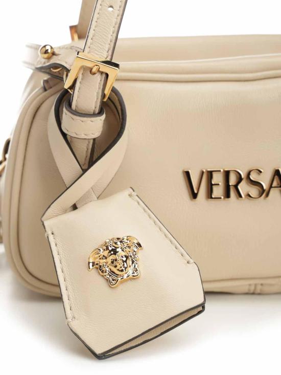 26SS 베르사체 VERSACE TAG 나파 미니 볼링백 10191781A131711YD7V Beige - VERSACE