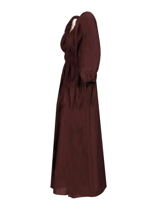 26SS 마토 미디 스커트 SPBDRPLAUB Dark Red - MATTEAU