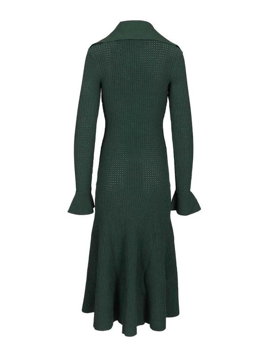 26SS 셀프 포트레이트 미디 스커트 RS26138MA Green - SELF PORTRAIT