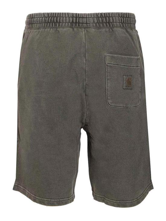 26SS 칼하트 넬슨 스웨트 쇼츠 I03013089GD Black - CARHARTT
