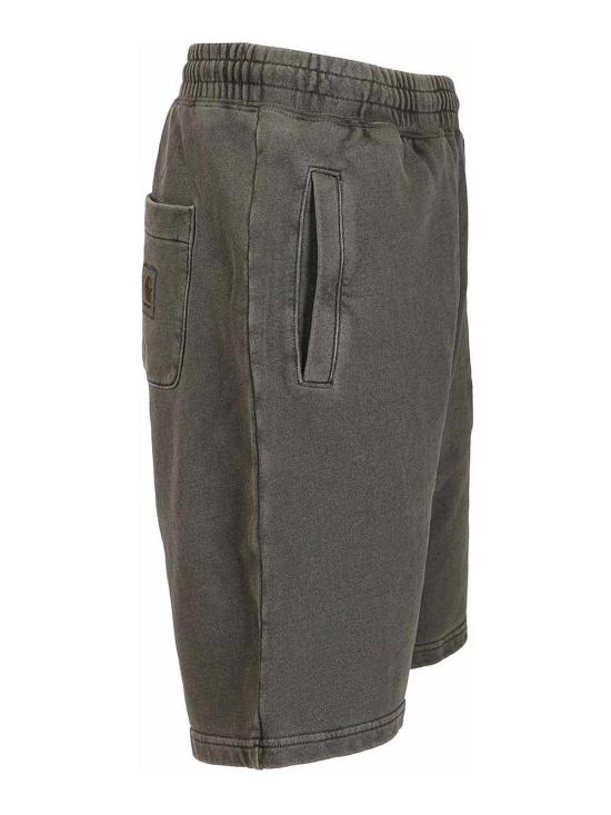 26SS 칼하트 넬슨 스웨트 쇼츠 I03013089GD Black - CARHARTT