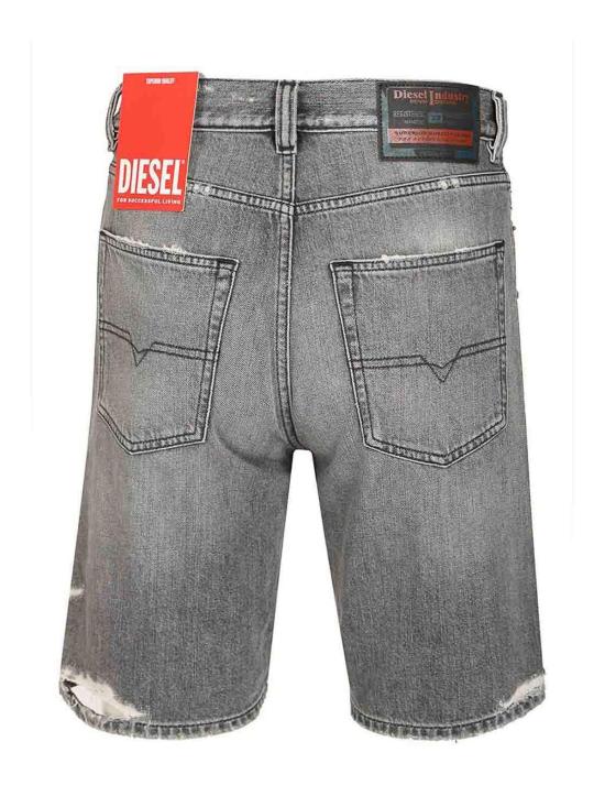 26SS 디젤 데님 숏팬츠 A0643009P0802 Grey - DIESEL