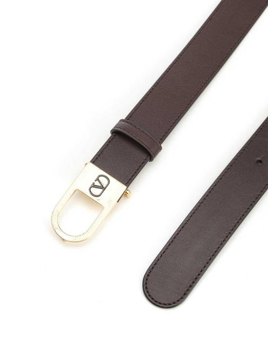 26SS 발렌티노 가라바니 가죽 벨트 8Y2T0ST8JAQCKD Brown - VALENTINO GARAVANI