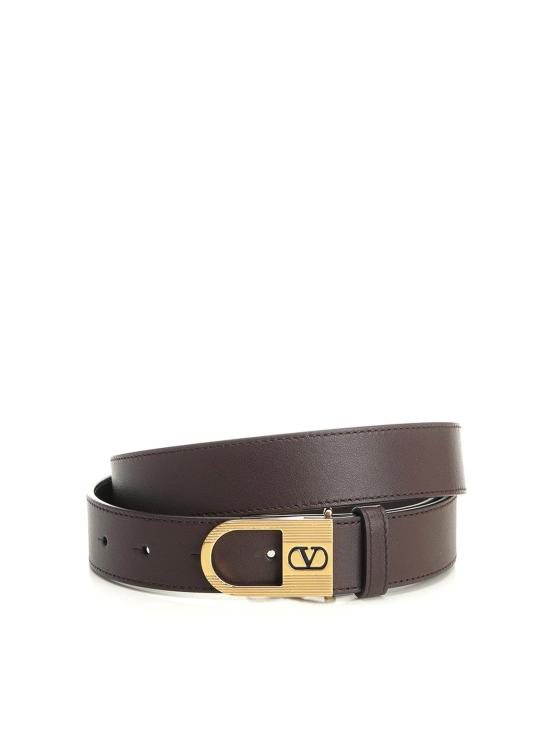 26SS 발렌티노 가라바니 가죽 벨트 8Y2T0ST8JAQCKD Brown