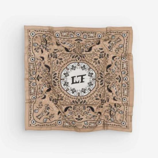  메종 르콩트 플라망 머플러/스카프 Maison Lecomte Flament Noirmoutier 반다나 스카프 100x100cm - MAISON LECOMTE FLAMENT