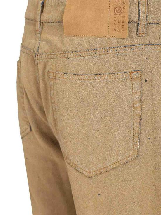 26SS MM6 메종마르지엘라 스트레이트 팬츠 SH0LA0009M30050123 Beige - MM6 MAISON MARGIELA