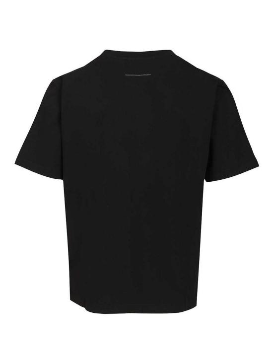 26SS MM6 메종마르지엘라 라벨 패치 티셔츠 SH0GC0069S24311900 Black - MM6 MAISON MARGIELA
