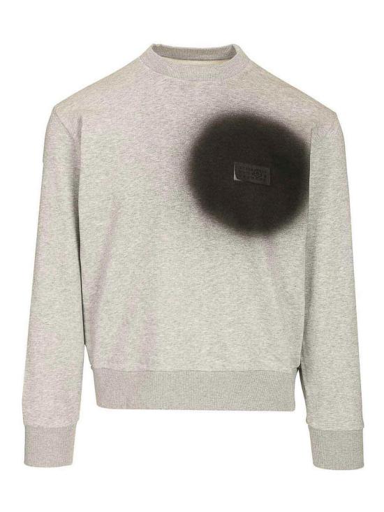 26SS MM6 메종마르지엘라 스프레이 프린트 스웨트셔츠 SH0GU0037M25013857M Grey