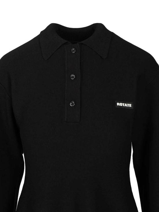26SS 로테이트 바이 크리스텐슨 미디 원피스 115488000000 Black - ROTATE BY BIRGERCHRISTENSEN