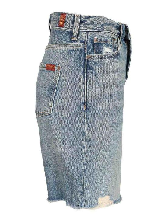 26SS 세븐포올맨카인드 숏팬츠 7U87CE35U7STW Light Blue - 7 FOR ALL MANKIND
