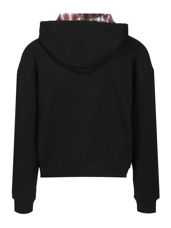 26SS 비비안웨스트우드 ORB 로고 후드 티셔츠 2I01000MJ00ASO103 Black - VIVIENNE WESTWOOD