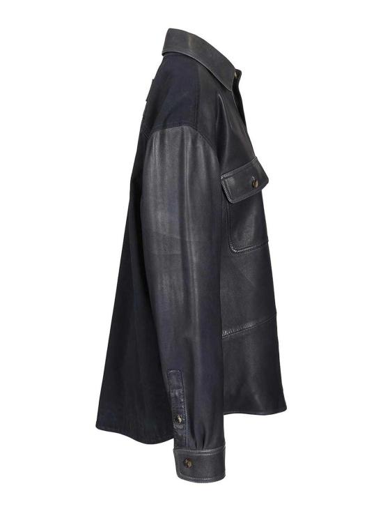 26SS 로에베 가죽 자켓 H526Y31L535110 Blue - LOEWE