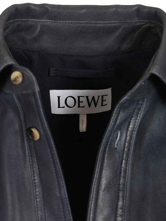 26SS 로에베 가죽 자켓 H526Y31L535110 Blue - LOEWE