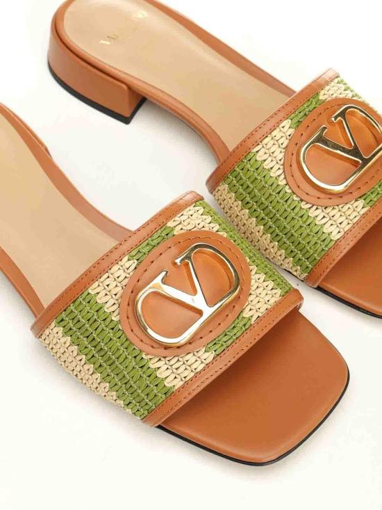 26SS 발렌티노 가라바니 뮬/슬리퍼 8W2S0LT0IPLDAG Green - VALENTINO GARAVANI