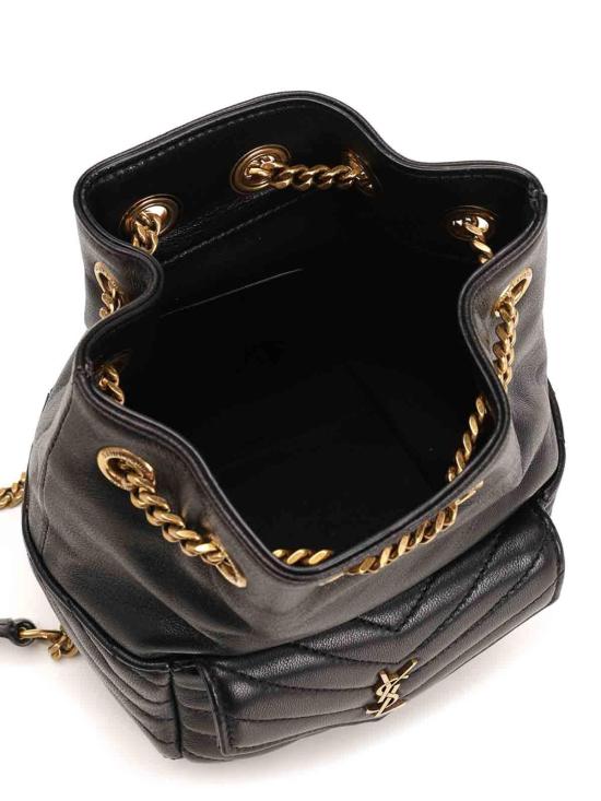 25SS 생로랑 나노 버킷백 7607451EL071000 Black - SAINT LAURENT