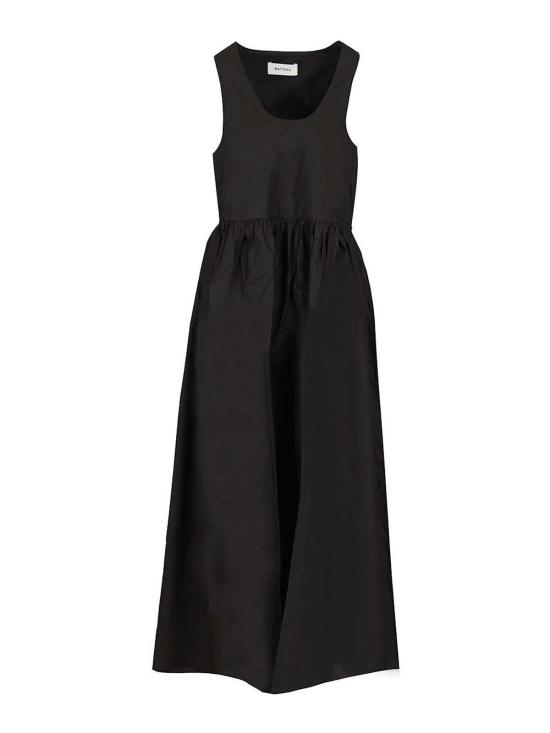 26SS 마토 롱 원피스 DUSDRBLK Black